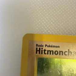 Hitmonchan Pokemon Base Set 1999 Unlimited Holo Card 7/102 - HP - Image 3