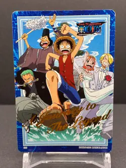 Nami ONE PIECE Carddass Hyper Battle Promo Secret Card TCG Japanese 2001 S75 [AM - Image 2