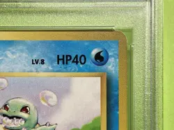 Pokemon card PSA 8 Squirtle NO RARITY SYMBOL Japanese Basic Base Set No. 7 1996 - Image 3