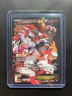 Team Magma's Groudon EX 15/34 Full Art Pokemon Card Double Crisis Pokemon TCG - Image 1