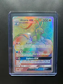 Altaria GX 72/70 Secret Rare Pokemon Card Sun & Moon Dragon Majesty Pokemon TCG - Image 1