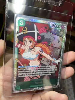 One Piece Card Game Nami OP02-036 SR Foil Paramount War English MINT - Image 1