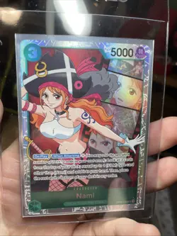 One Piece Card Game Nami OP02-036 SR Foil Paramount War English MINT - Image 2