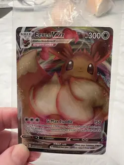 Factory Sealed Eevee VMAX SWSH087 Promo Pokemon Card -NM - Free Shipping Pokemon - Image 1