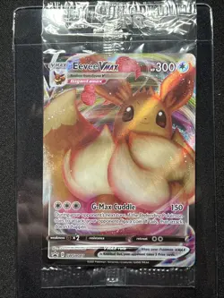 Eevee VMAX SWSH087 Shining Fates Black Star Promo Pokemon Card TCG - NM Sealed - Image 1