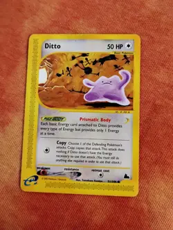 Pokemon Ditto 51/144 Skyridge Regular Finish Common Card 50 HP English - Image 1