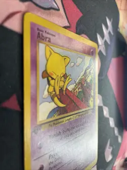 ABRA Pokemon Card - WOTC - 1st Edition - Team Rocket - 49/82 - LP+ - Image 4