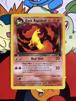 Dark Rapidash 44/82 - VLP / NM - 1ST EDITION Team Rocket Pokemon Card - Image 1