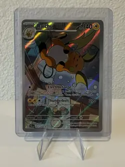 Pokemon TCG Raichu Holo 211/193 Illustration Card Paldea Evolved NM - Image 5