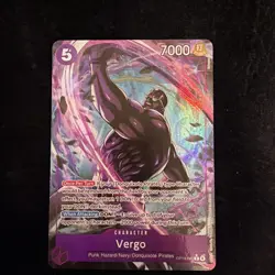 Vergo OP14-061 Alternate Art Azure Sea's Seven One Piece Card English - Image 1