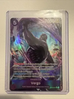 Vergo OP14-061 Alternate Art Azure Sea's Seven One Piece Card English - Image 1
