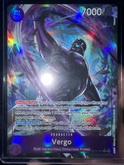 Vergo OP14-061 Alternate Art Azure Sea's Seven One Piece Card English - Image 5