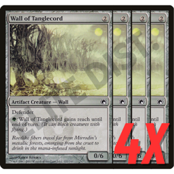 MTG Wall of Tanglecord (Scars of Mirrodin) 222/249 (NEAR MINT) (4X) - Image 1