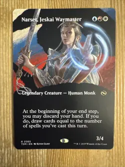 Narset, Jeskai Waymaster - Borderless Tarkir: Dragonstorm MTG - Image 1
