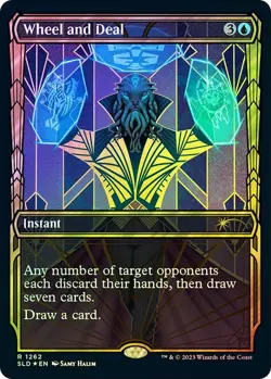 Wheel and Deal Halo Foil Secret Lair NM MTG - Image 1