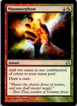 MTG Magic The Gathering Manamorphose Modern Masters Played See Scan - Image 1