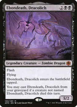 Ebondeath, Dracolich M Adventures in the Forgotten Realms 100 NM - Image 1