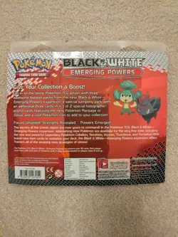 Pokemon Black & White Emerging Powers 3 Pack Blister SEALED - Image 2