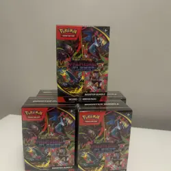 Pokemon TCG: Mega Evolution-Phantasmal Flames Booster Bundle (6 Packs) In Hand - Image 2