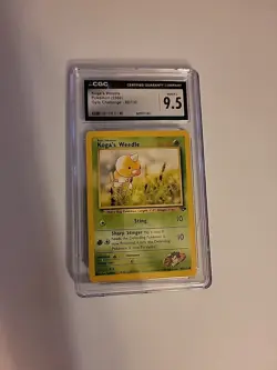 Pokemon Gym Challenge Unlimited Regular Koga's Weedle 82/132 CGC 9.5 PK2838 - Image 1