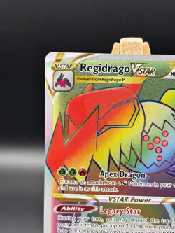 Regidrago VSTAR (Secret) 201/195 - Silver Tempest - Rainbow Rare - Pokemon - Image 3