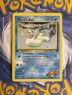 1st Edition Misty’s Seel 91/132 - Gym Challenge - Near Mint - Image 1