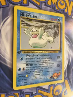 1st Edition Misty’s Seel 91/132 - Gym Challenge - Near Mint - Image 2