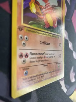 GERMAN 24/102 Charmeleon - Glutexo 1st Edition Pokemon TCG Base Set LP - Image 5