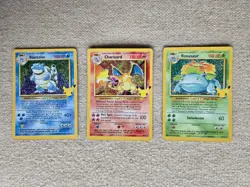 Charizard 4/102 Blastoise Venusaur Celebrations Classic Collection Trio Pokemon - Image 1