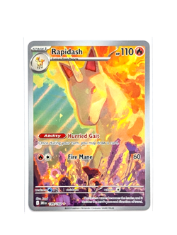 Rapidash 189/182 IR Full Art Holo Destined Rivals POKEMON TCG DRI ENGLISH NM/M - Image 1
