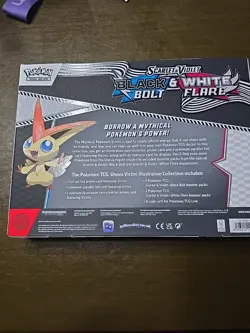 Pokemon TCG Black Bolt & White Flare Unova Victini Illustration Collection Box - Image 2
