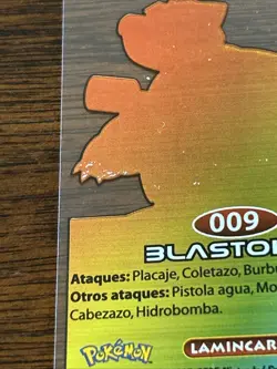 Blastoise 009 Pokemon Lamincards Edibas 2005 - Image 4