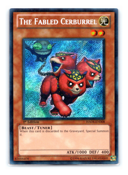 The Fabled Cerburrel - HA04-EN008 - Secret Rare 1st Edition Yugioh - Image 1