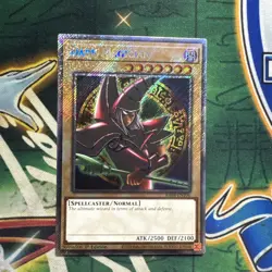 Yugioh! Dark Magician RA04-EN106 Platinum Secret Rare 1st Edition NM - Image 1