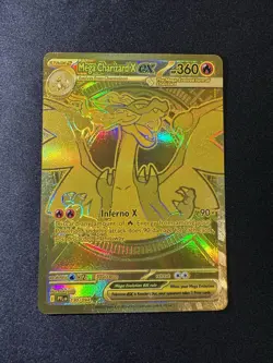 Pokemon Card Mega Charizard X EX 130/094 Holo Mega Hyper Rare Phantasmal Flames - Image 1