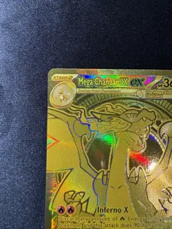 Pokemon Card Mega Charizard X EX 130/094 Holo Mega Hyper Rare Phantasmal Flames - Image 2