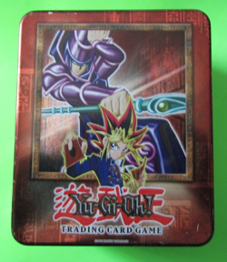 Yugioh TCG Yu-gi-oh and Dark Magician Collectors Tin - EMPTY NO CARDS , 2002 - Image 1
