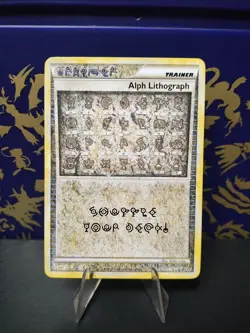 Alph Lithograph Two Unleashed 2010 Holo Pokemon Card TCG LP - Image 1