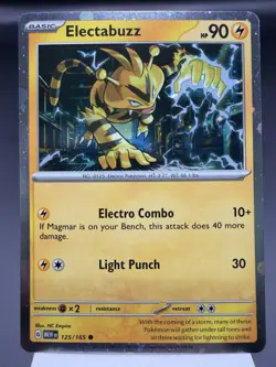 Electabuzz 125/165 - Cosmos Holo Promo - 151 Pokemon Card MINT - Image 1