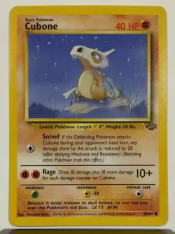 3x Cubone 50/64 - NM / M - Jungle Set Pokemon Card - Image 1