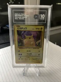 TAG 10 GEM MINT Japanese Pokemon 2023 Pikachu 008/032 Trading Card Game CLL - Image 1