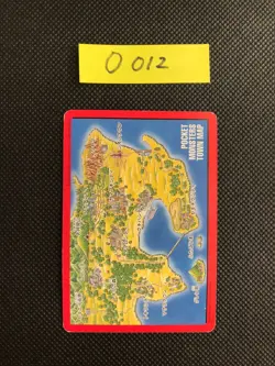 Pokemon Charizard #000 Trainer Town Map Bandai Carddass 1996 Card Japan MP - Image 4