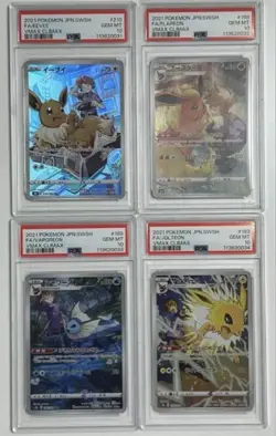 PSA10 Eevee Flareon Vaporeon Jolteon Vmax Climax Set Pokemon Card Japanese USDDP - Image 1