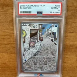 PSA10 Slowpoke 082/078 AR Violet ex sv1V Pokemon Card Japanese From Japan - Image 1