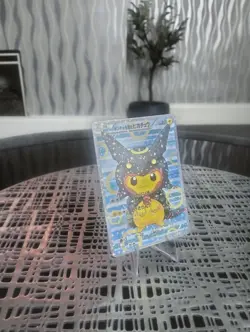 🔥🐉Pikachu Shiny Rayquaza Poncho CUSTOM MADE Pokemon Japanese Card 207 XY-P - Image 4
