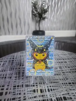 🔥🐉Pikachu Shiny Rayquaza Poncho CUSTOM MADE Pokemon Japanese Card 207 XY-P - Image 5