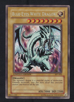 Limited Edition Blue-Eyes White Dragon BPT-003 2002 Collector's Tin YuGiOh Card - Image 1