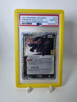 PSA 10 Umbreon Gold Star 012/025 25th Anniversary Promo Pokemon Card Japanese - Image 1