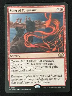 1x MTG Song of Totentanz - Wilds of Eldraine (WOE) #150 - Magic the Gathering - Image 1