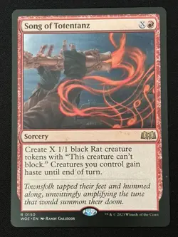 1x MTG Song of Totentanz - Wilds of Eldraine (WOE) #150 - Magic the Gathering - Image 3